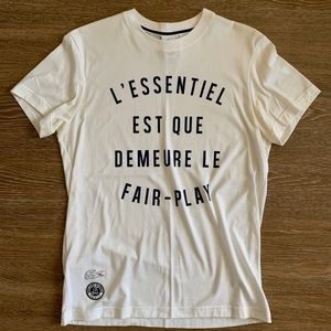 Men’s Sz. 3 (S) Lacoste white t-shirt